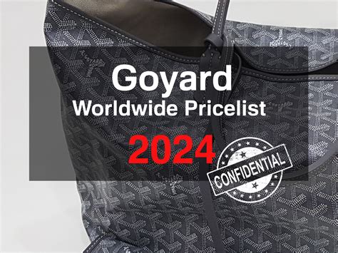 goyard saint louis small|goyard price list 2024.